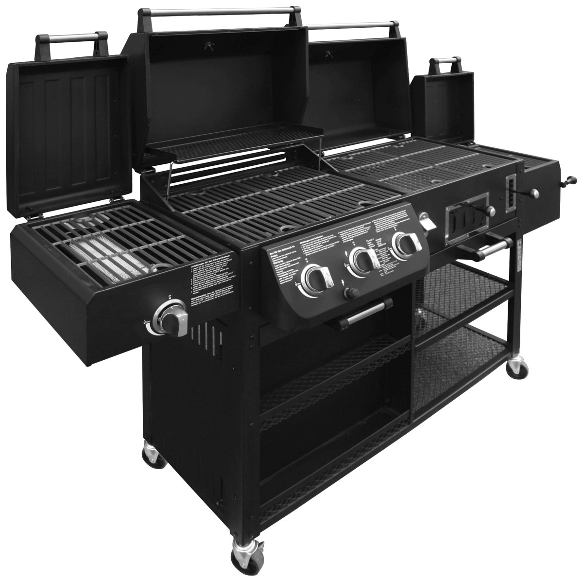 El Fuego El Fuego Arizona Gasgrill - Premium BBQ-Station 20 – Seitenansicht