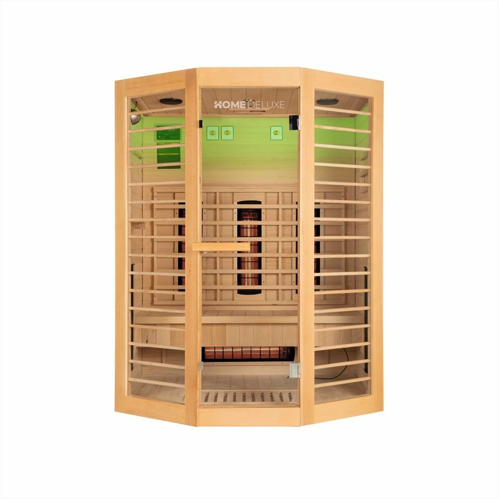 HOME DELUXE HOME DELUXE Infrarotkabine REDSUN DELUXE XL - Luxu – Außenansicht