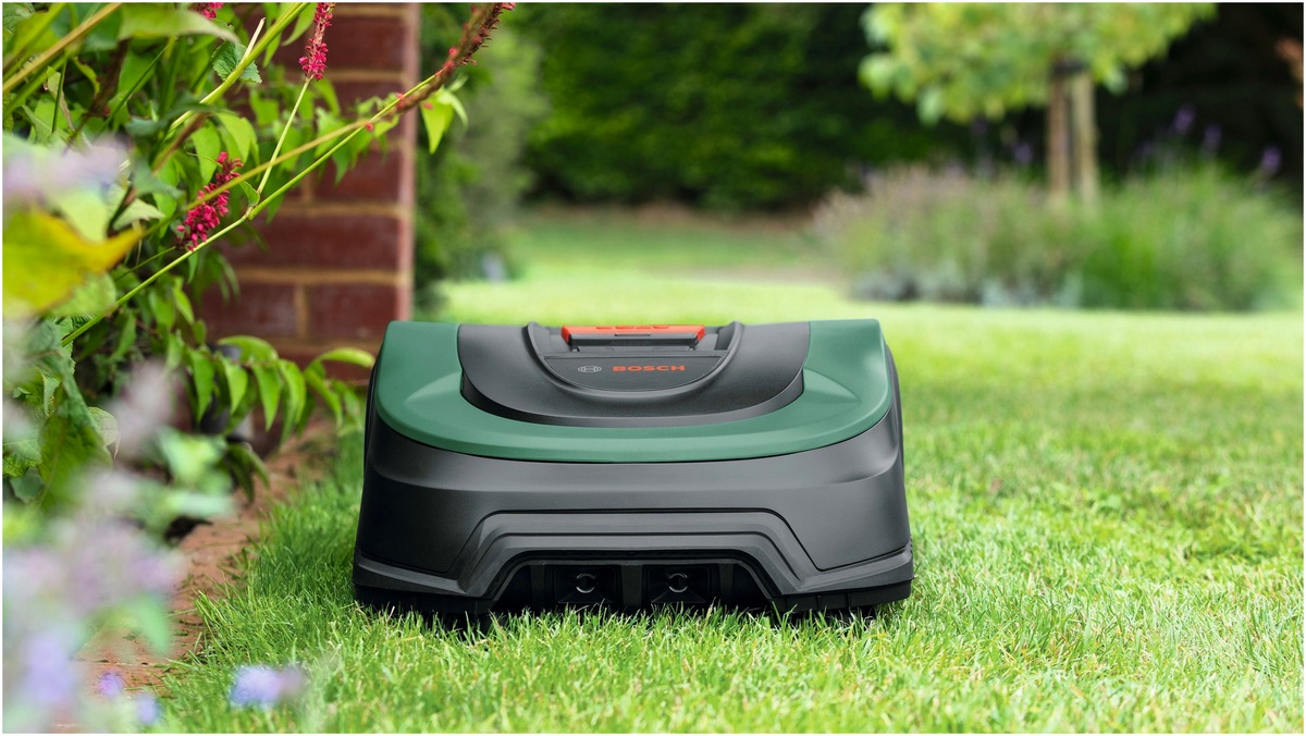 Intelligenter Rasenmähroboter von Bosch Home & – Draufsicht