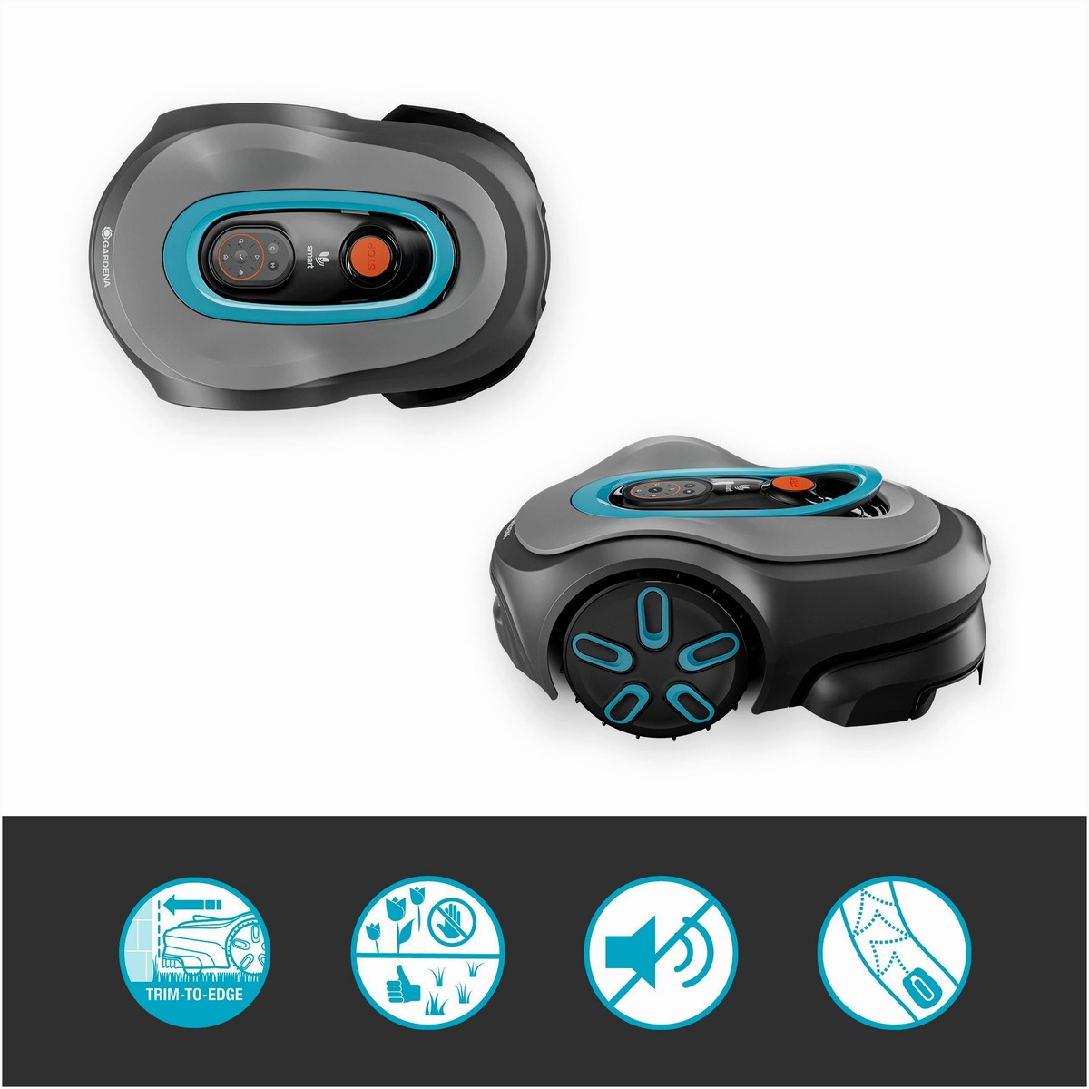 GARDENA Intelligenter Rasenmähroboter von GARDENA - Präzis – Detailansicht