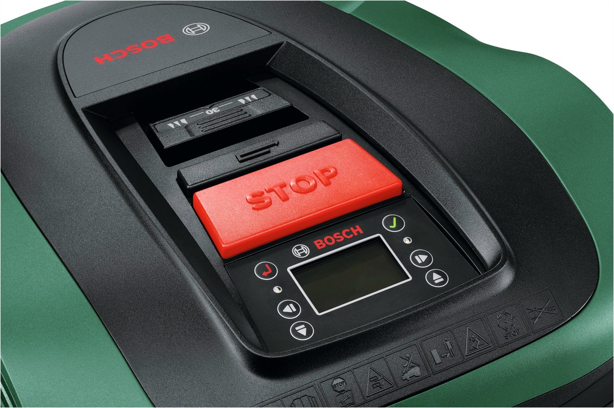 Bosch Home & Garden Automatischer Rasenmäher I – Detailansicht