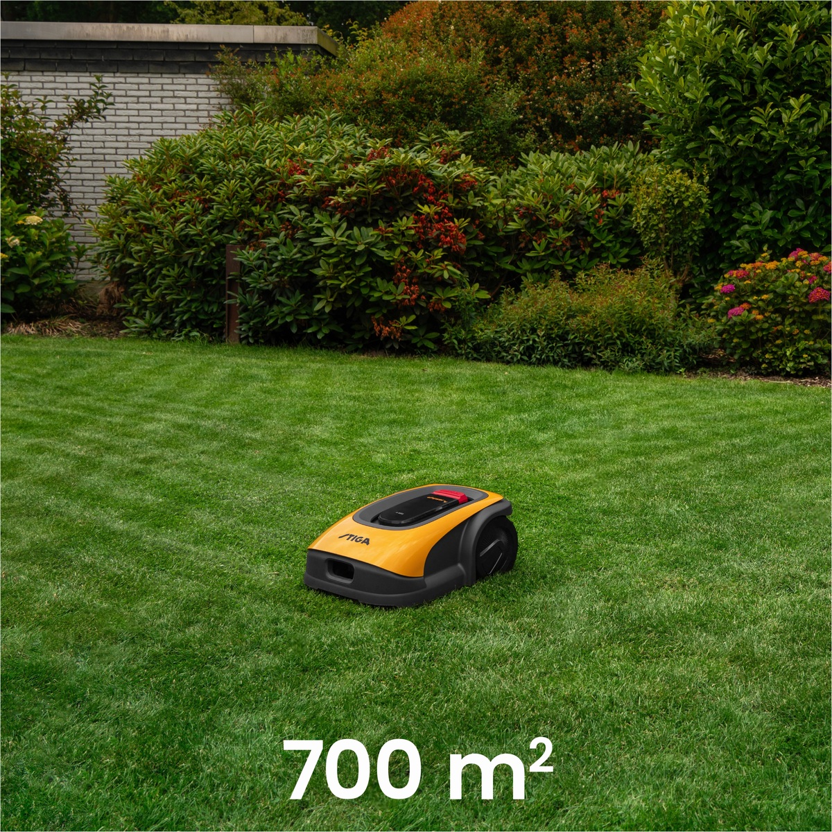 STIGA GARDEN Rasenmähroboter - Automatisierte Rase – Draufsicht