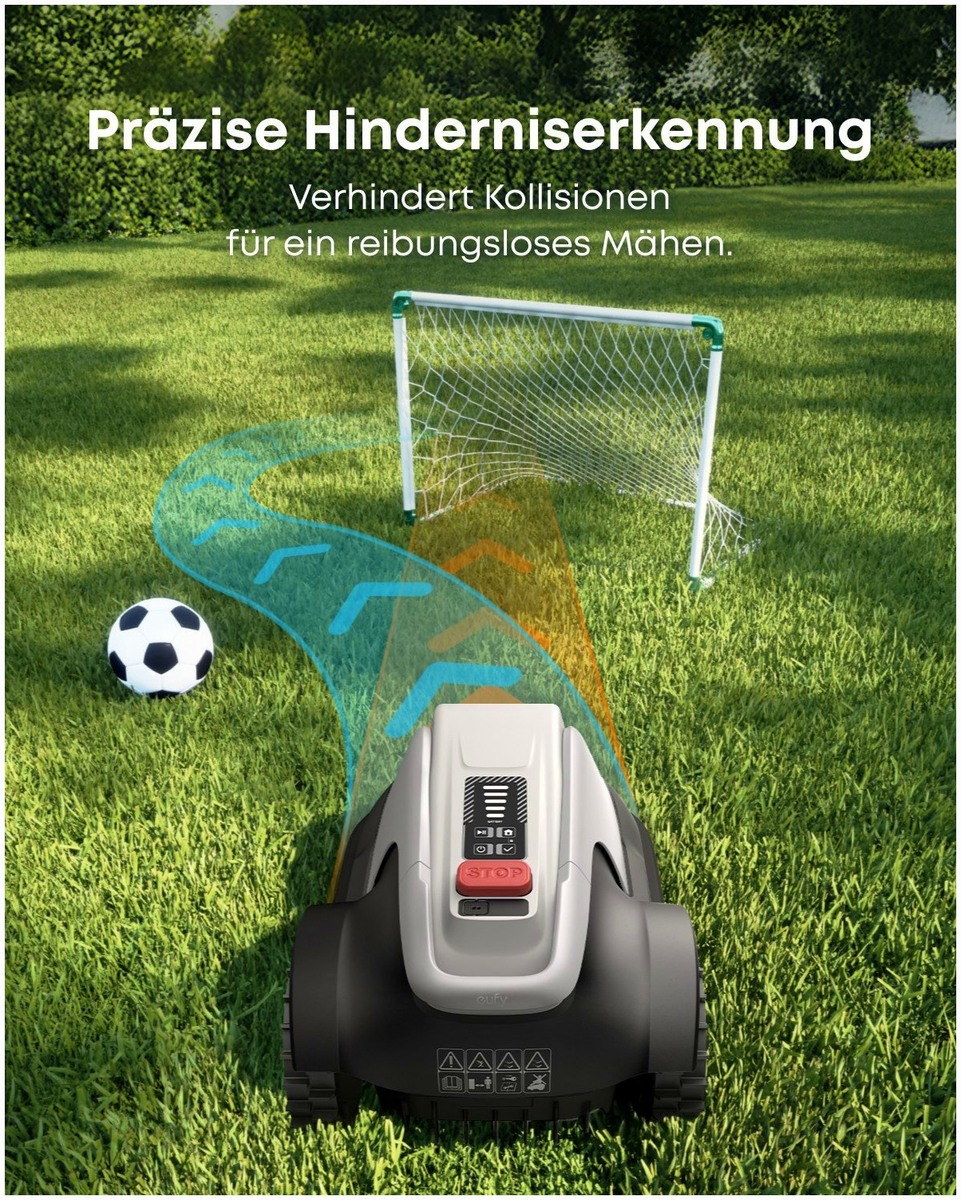 eufy-rasenmaeher-roboter-mr24859879-seitenansicht eufy Intelligenter und selbstständiger eufy Rasenmährob – Draufsicht