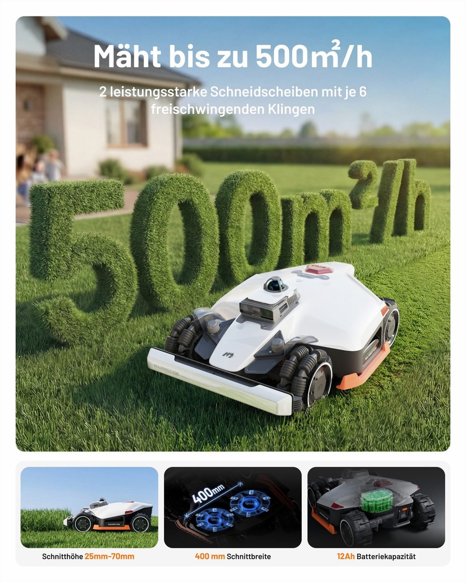 Mammotion Mammotion LUBA 3 AWD 3000 – Detailansicht