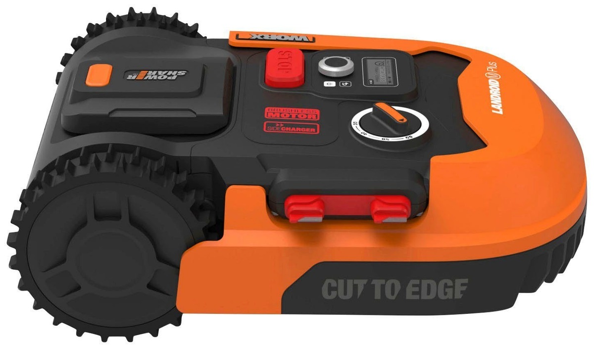 Worx Landroid M700 Plus: Intelligenter Rasenmährob – Detailansicht