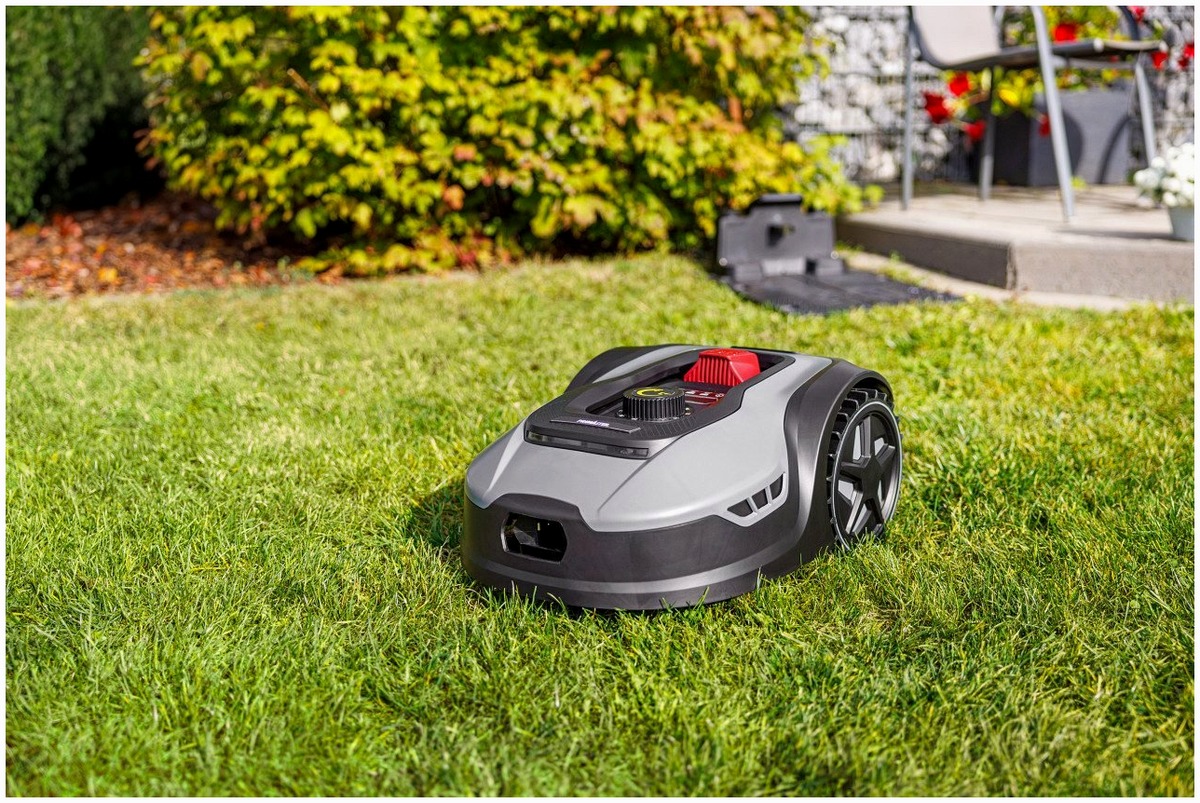 Primaster Rasenmähroboter - Automatische Rasenpfle – Draufsicht