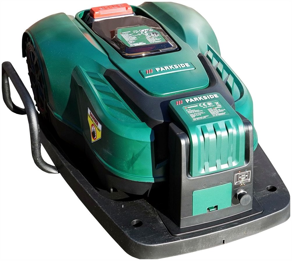 Parkside 20V Automatischer Rasenmäher - Bis zu 500 – Produktbild