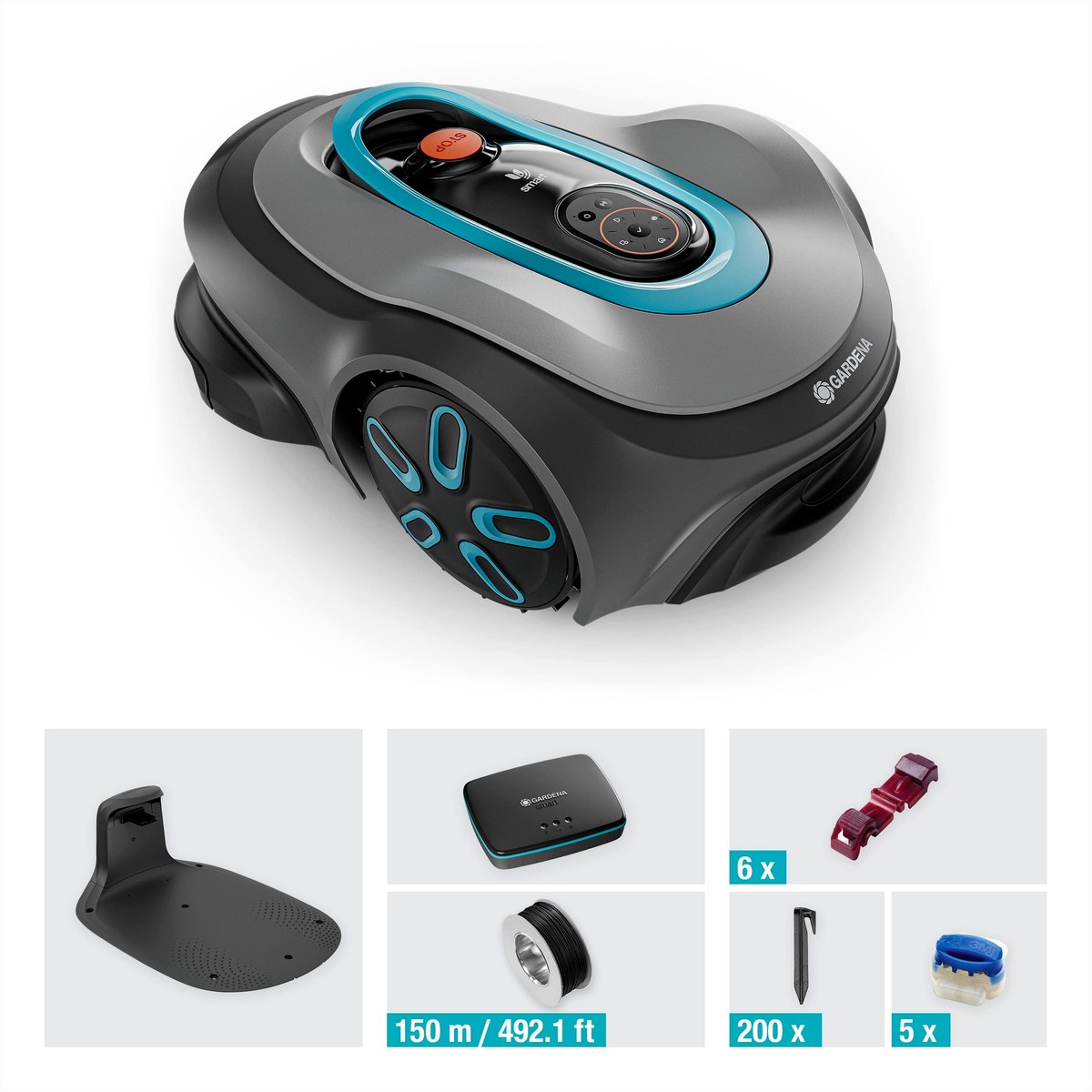 GARDENA GARDENA Intelligenter Rasenmähroboter - Präzise Pf – Produktbild