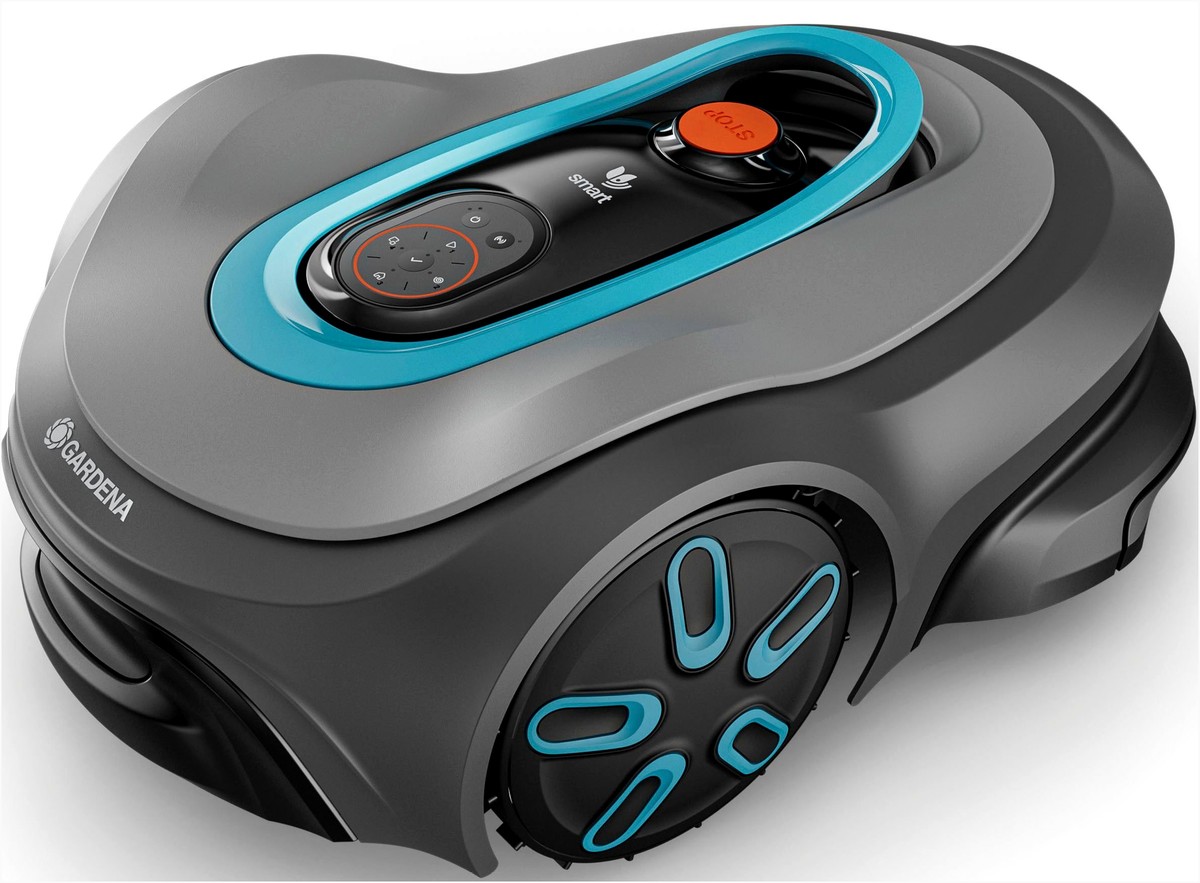 GARDENA GARDENA Intelligenter Rasenmähroboter - Präzise Pf – Draufsicht