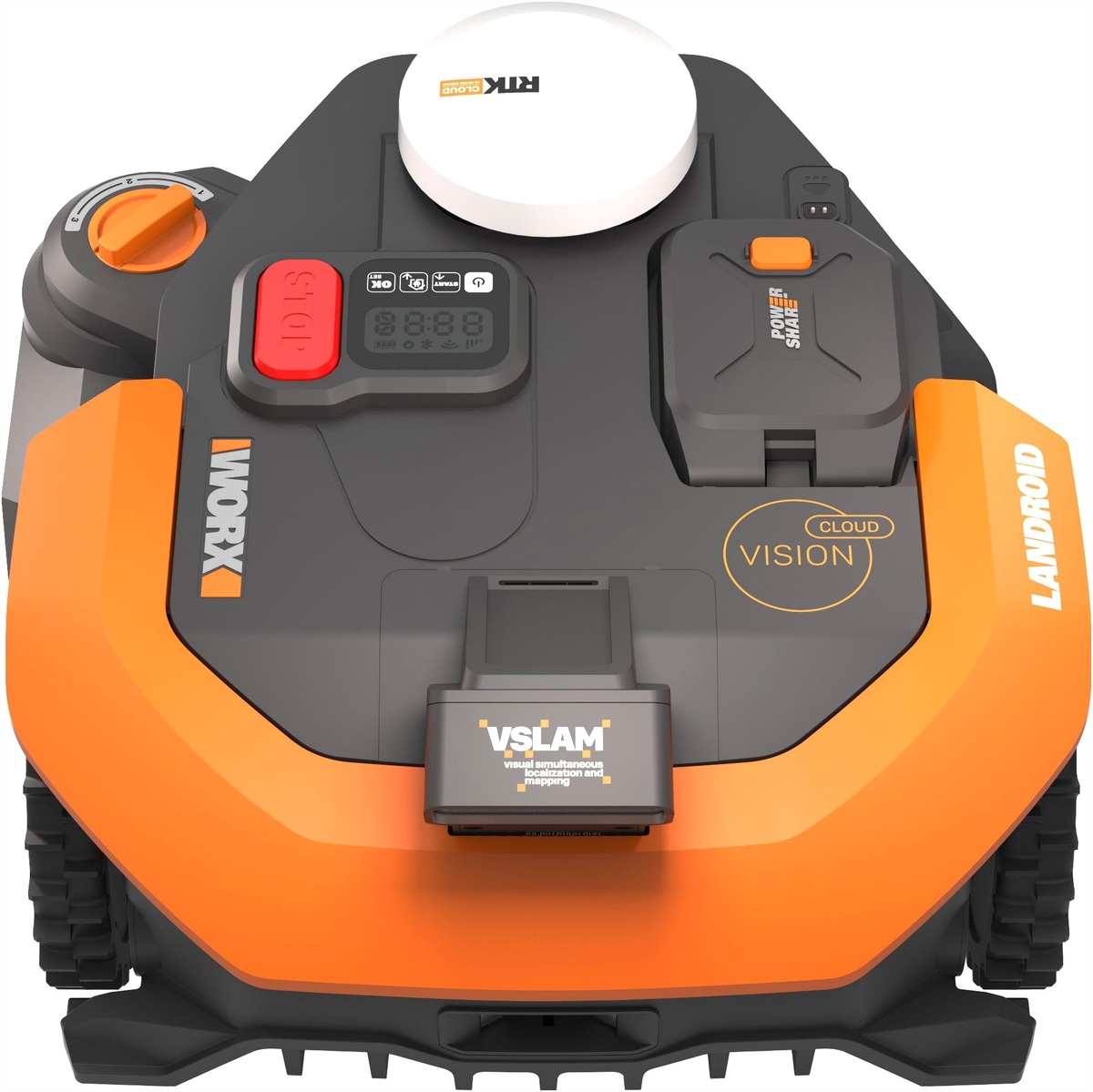 produkt-rasenmaeher-roboter-mr54177557-detailansicht Worx Automower - Müheloser Rasen für Ihre Traumgär – Detailansicht