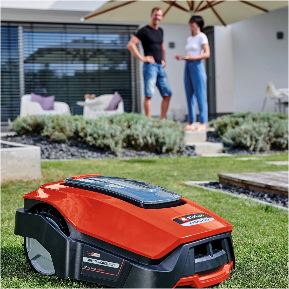 Einhell Einhell Automatischer Rasenmäher FREELEXO 1200 - K – Draufsicht