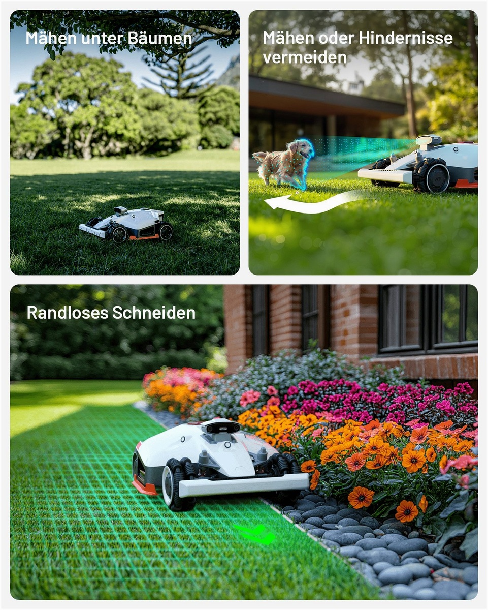 Mammotion Mammotion LUBA 2 AWD 5000X - Der intelligente Rase – Detailansicht