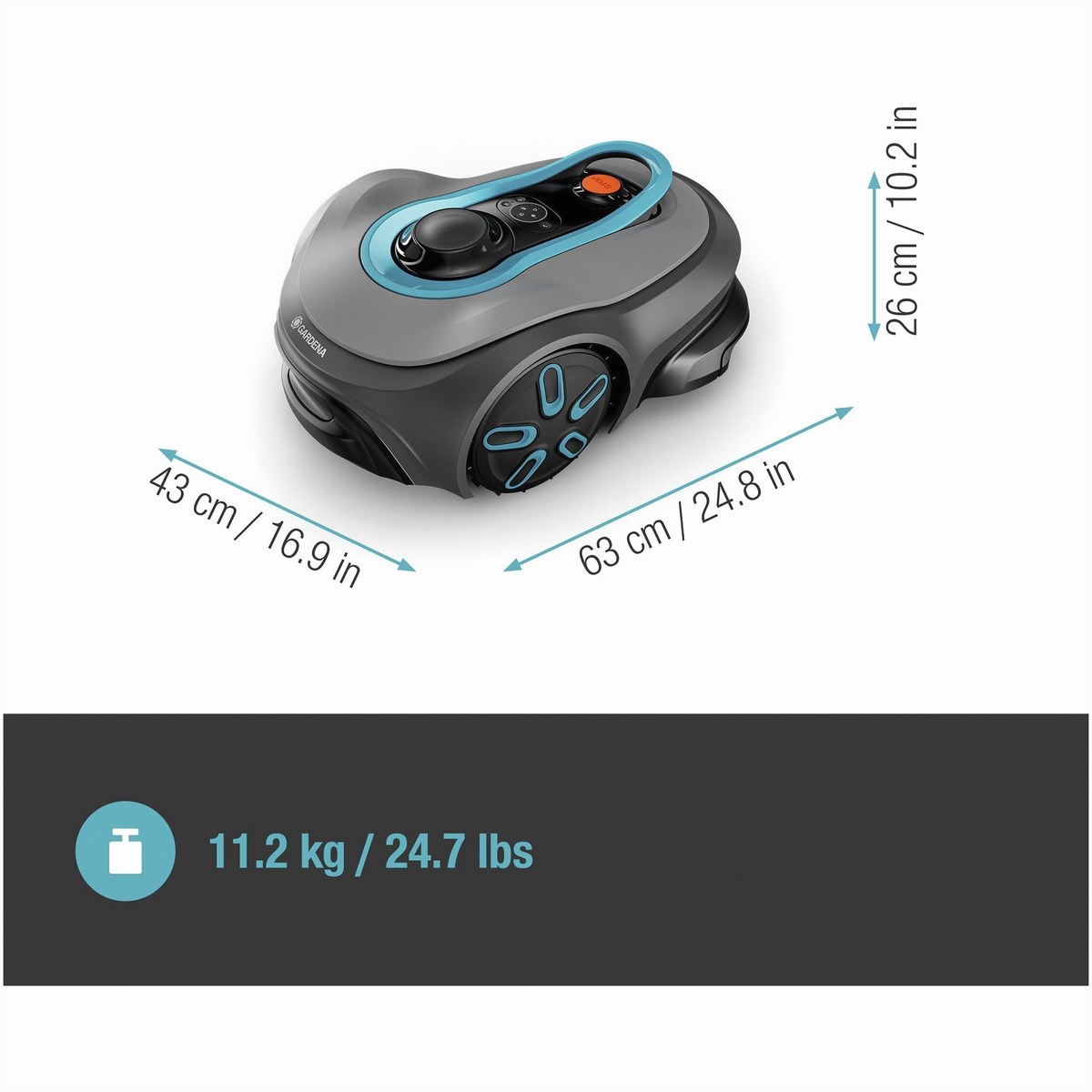 GARDENA Gardena Rasenmähroboter smart SILENO free - Kabell – Detailansicht