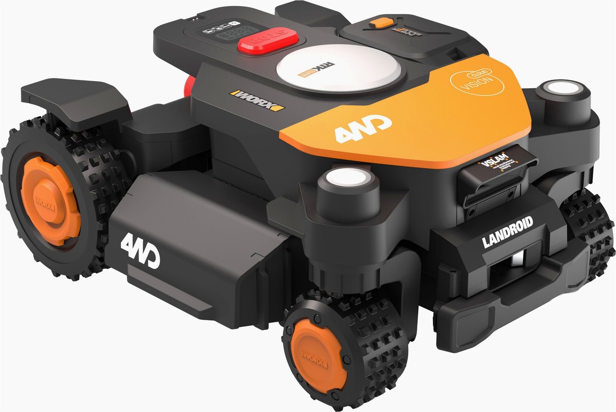 Worx Robomähroboter: Intelligente Rasenpflege für – Produktbild