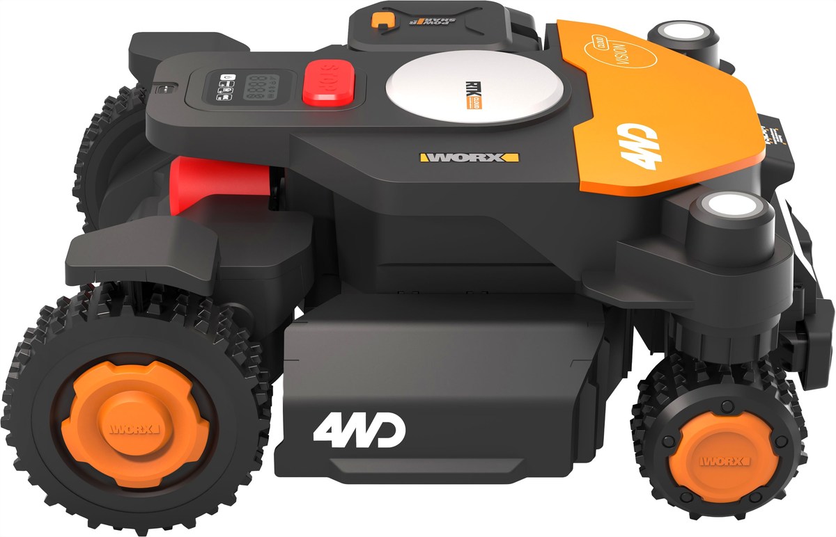 Worx Robomähroboter: Intelligente Rasenpflege für – Detailansicht
